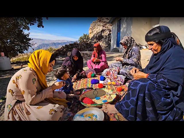 Beautiful threads: Fariba and her family display nomadic art