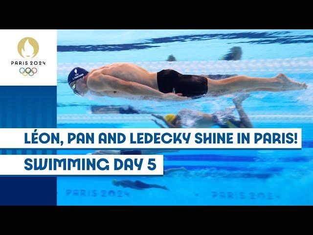 Olympic and World Records Fall! | Swimming Day 5 | #Paris2024 Highlights