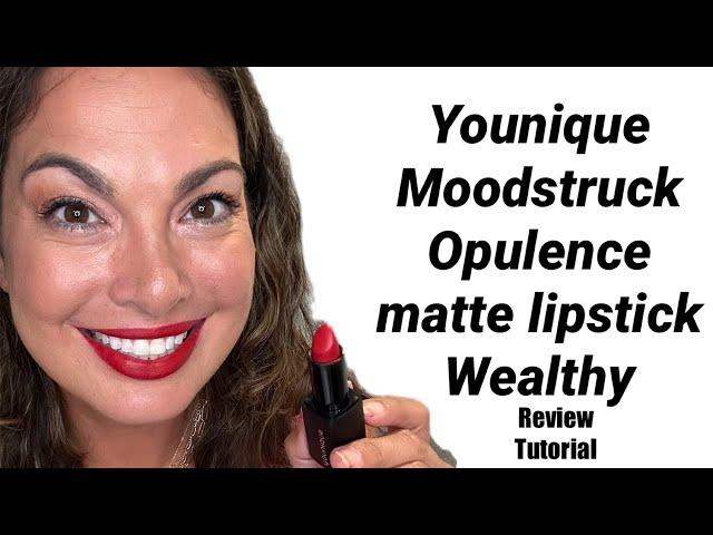 Younique MOODSTRUCK OPULENCE matte lipstick - Wealthy #younique #mattelipstick