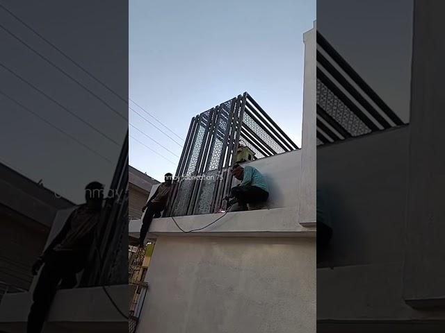 front elevation laser design #laser #elevation #welding