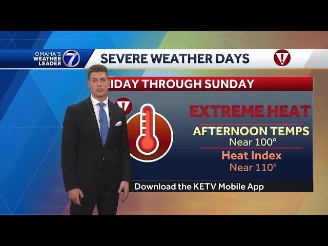 Extreme heat Friday and through the weekend in Omaha