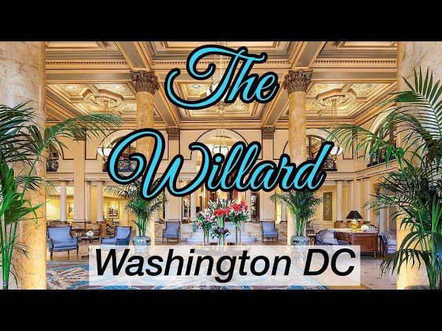 Room Tour of THE WILLARD WASHINGTON DC InterContinental Hotel.  Standard and Presidential Suites