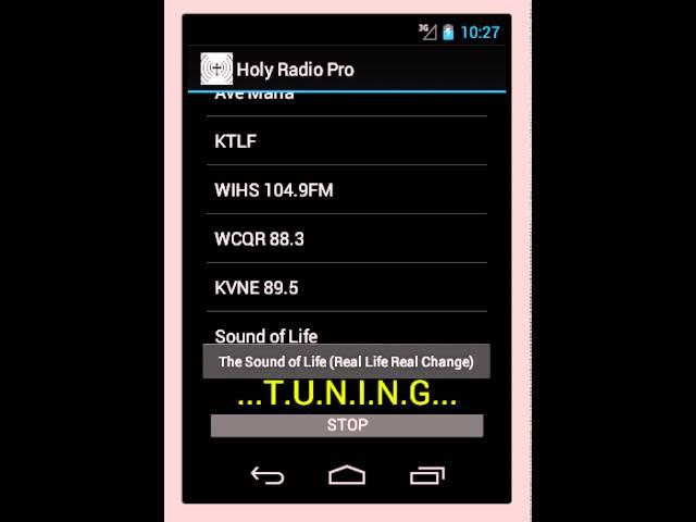 Holy Radio Android App Demonstration