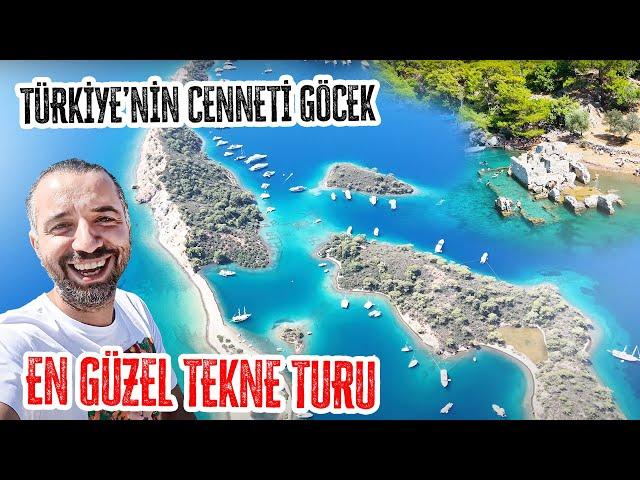 WE WERE FASCINATED BY TURKEY'S MOST BEAUTIFUL BOAT TOUR ROUTE! Fethiye Göcek 12 Islands Tour