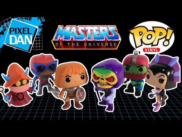 Funko Masters of the Universe Pop Vinyl Figure Collection Unboxing and Review