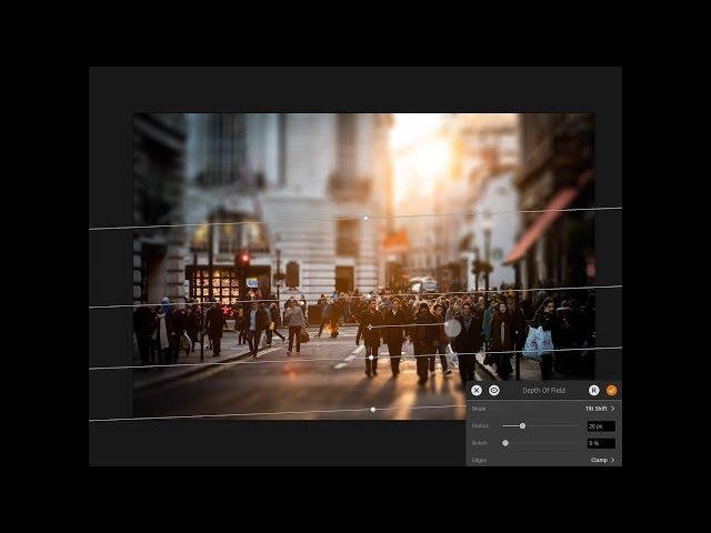 Depth Of Field filter in Artstudio Pro