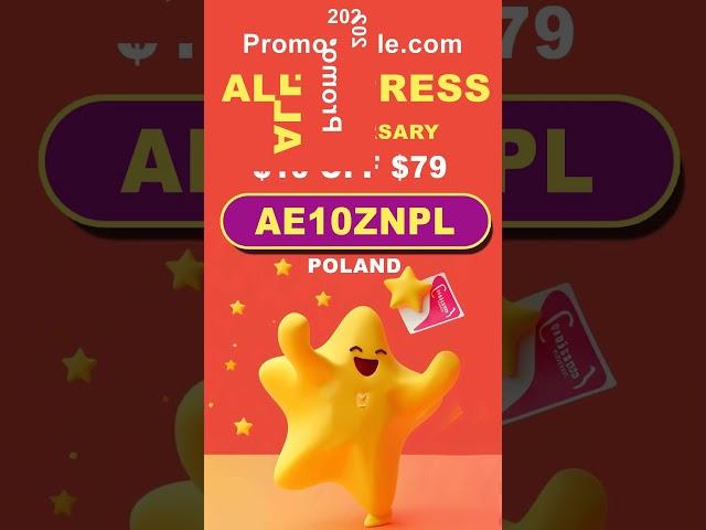 Wyprzedaż rocznicowa AliExpress 2024 Kod promocyjny i kupon #shorts  #wyprzedaż polska