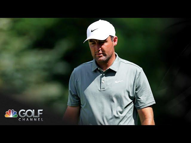 Scottie Scheffler slides at Travelers Saturday with opening triple bogey | Golf Channel