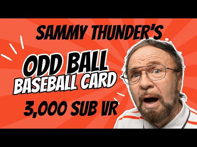 ‎@SammyThunder  3,000 Subscribere VR w/ Rare High-end Hall of Fame Odd Ball Cards.