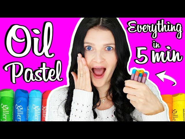 How to Use Oil Pastels for Beginners in 5 MINUTES 