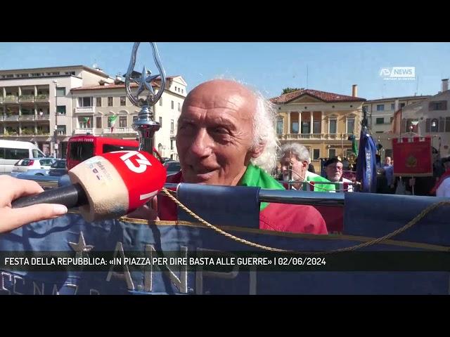 FESTA DELLA REPUBBLICA: «IN PIAZZA PER DIRE BASTA ALLE GUERRE» | 02/06/2024