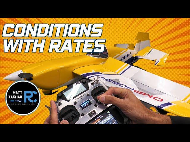 How to Set Up Flight Conditions & Dual Rates on Futaba T26SZ | Works on T18SZ, T16IZ & More