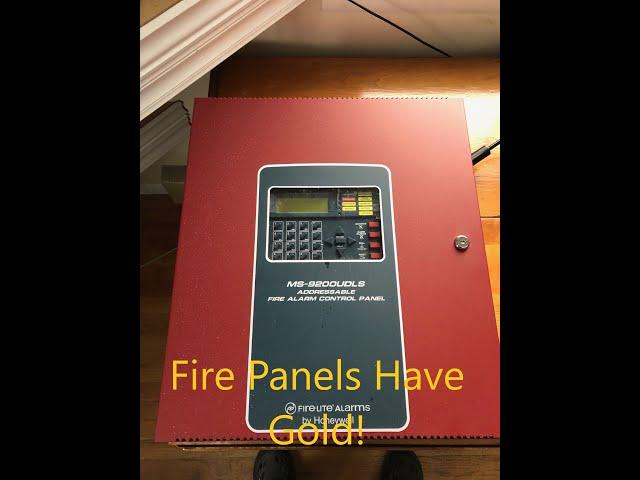 Scrapping a Fire Alarm Panel for Gold and other metals -Moose Scrapper