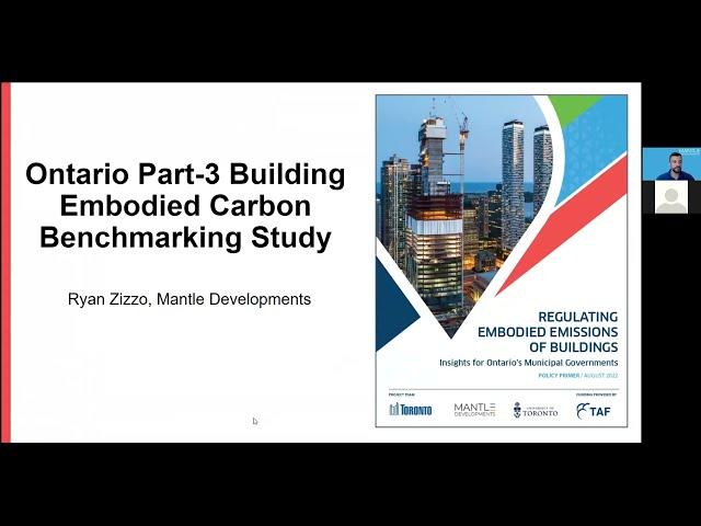 Ontario Part-3 Building Embodied Carbon Benchmarking Study