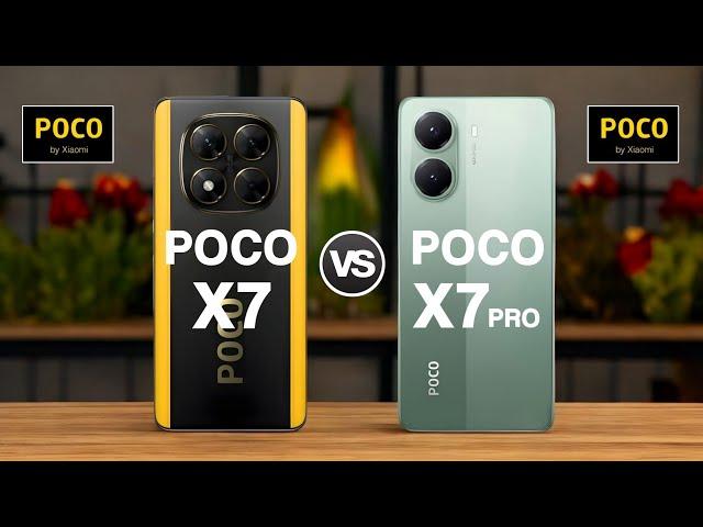 Poco X7 5G Vs Poco X7 Pro 5G