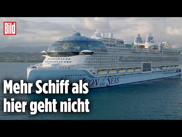 Kreuzfahrt-Riese „Icon of the Seas“: So lange dauert’s von Bug nach Heck