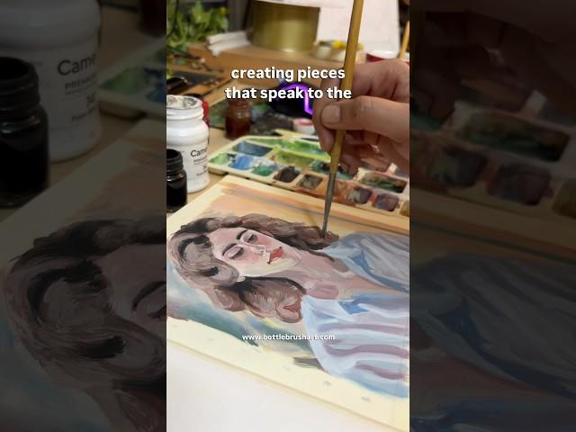 Art for me isn’t just about beauty it’s about capturing what words can’t #artprints  #art #Portrait