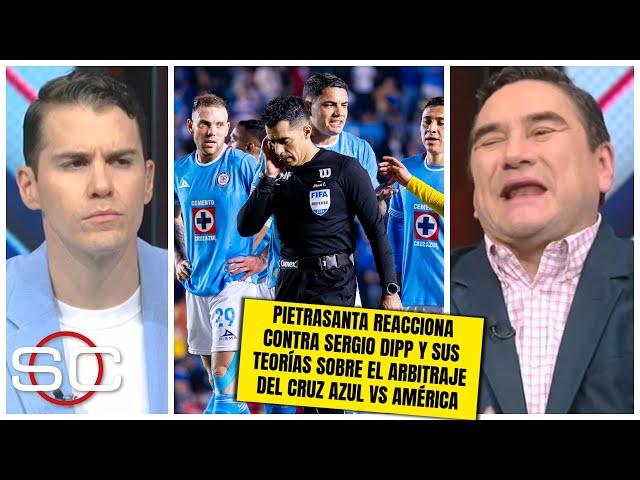 LA QUE SE ARMÓ: Pietrasanta sale en defensa del AMÉRICA y el arbitraje ante CRUZ AZUL | SportsCenter