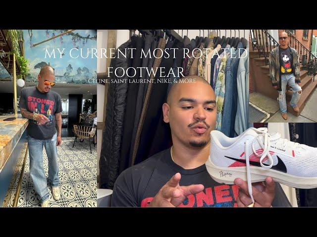 MY FAVORITE CURRENT FOOTWEAR | Saint Laurent, Celine, Nike, & More| Ariel Rosado