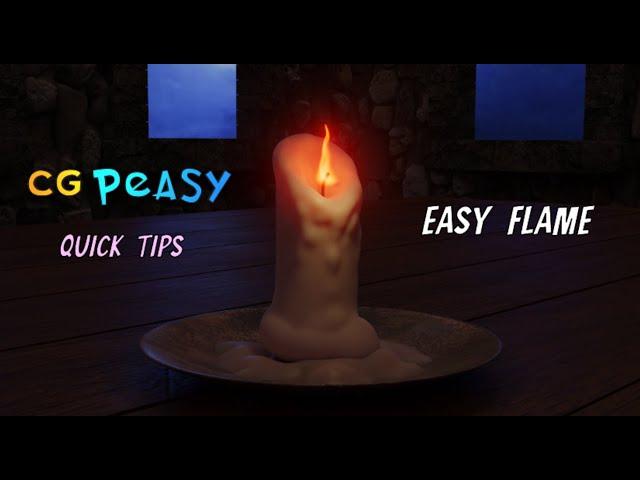 Blender Easy Flame Tutorial