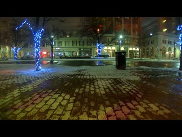 Time-lapse of snowstorm in Pittsfield, Massachusetts