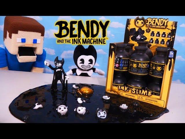 Bendy and the Ink Machine INK SLIME Bottle Figure Heads Series 1 Case Unboxing