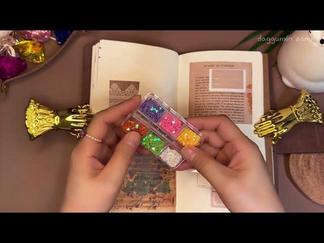 ASMR | 액자다꾸|scrapbooking |journaling |コラージュ |감성다꾸 |vintage |빈티지