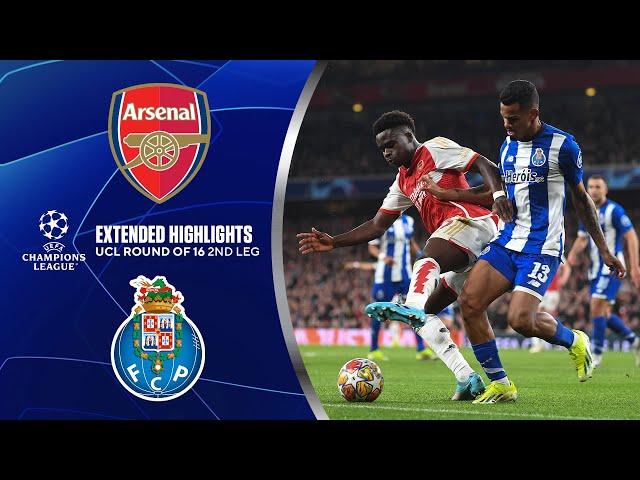 Arsenal vs. Porto: Extended Highlights | UCL Round of 16 2nd Leg | CBS Sports Golazo