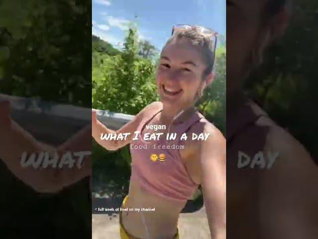 proof food freedom is real - what I eat in a day as an active vegan