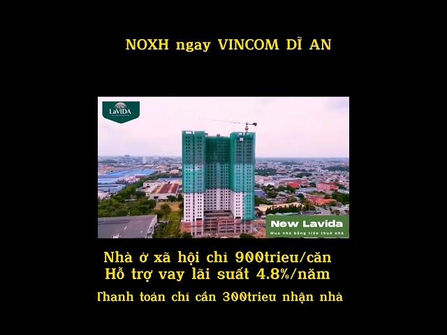 Bình Dương - Nhà ở xã hội ngay VINCOM Dĩ An