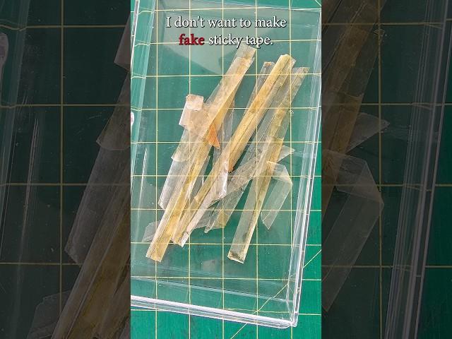 better than faux vintage sticky tape #junkjournalideas #junkjournal