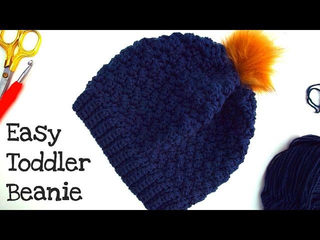 EASY Crochet Toddler Hat | Crochet Hat for KIDS | Kids Beanie Crochet