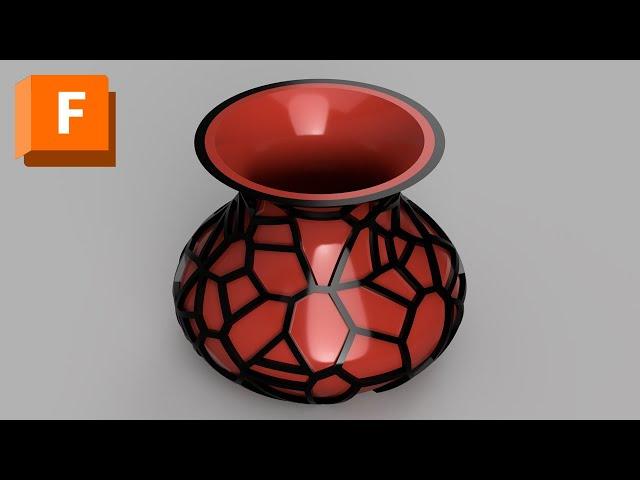 3D Voronoi Studio for Autodesk® Fusion 360™ - Voronoi Vase Tutorial 1