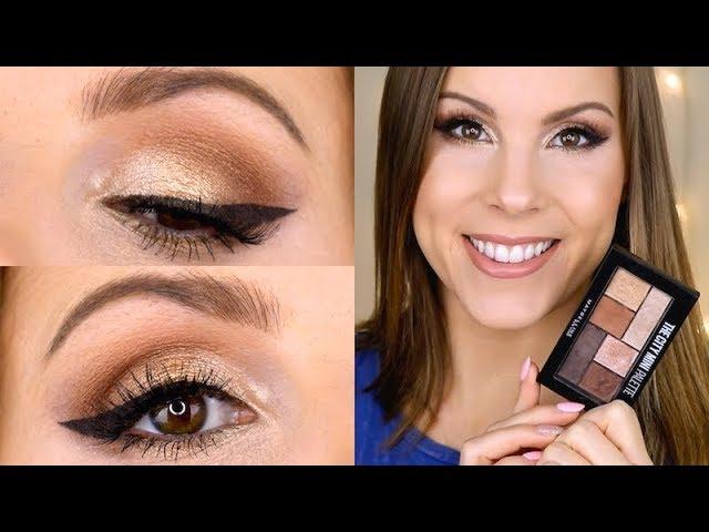 Maybelline the City Mini Palette | Gold and Bronze Eyeshadow Tutorial