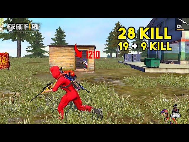 28 Kill Unbelievable Duo vs Squad OverPower AWM Gameplay - Garena Free Fire