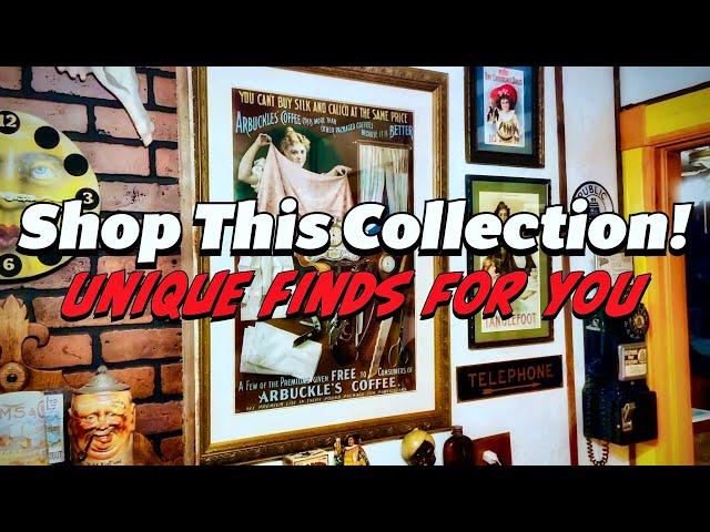 Shopping a Vintage Collector’s Paradise—Unique Finds Everywhere!