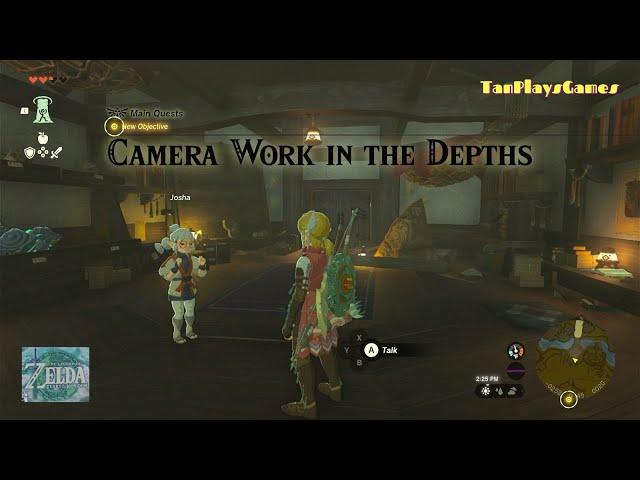 Camera Work in The Depths : Zelda Tears Of The Kingdom.