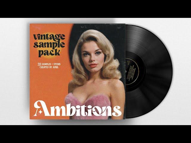 Free Vintage Sample Pack "Ambitions" Rare Soul Samples