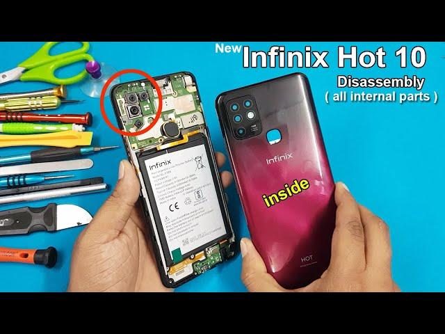 Infinix Hot 10 Full Disassembly / Infinix Hot 10 Teardown | How to Open Infinix Hot 10