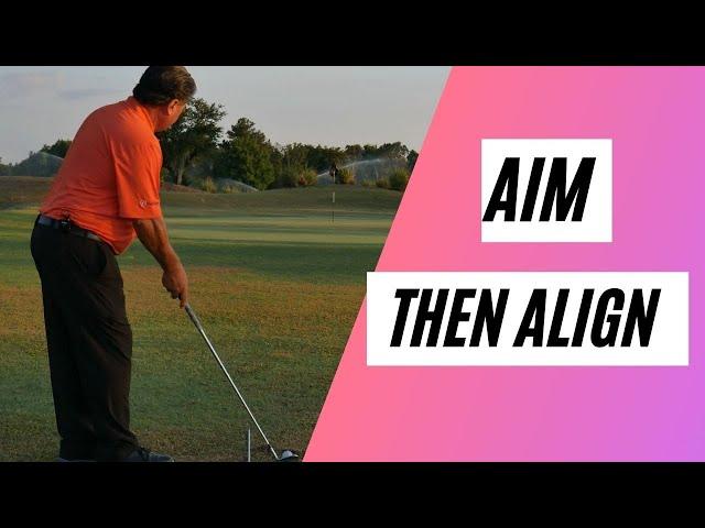 John Hughes Golf - The Difference Between Aim and Alignment Part 2 - Aim then Align