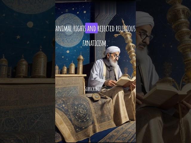 "Al-Ma'arri: The Enlightened Scholar of Baghdad" #shorts #shortvideo #aif