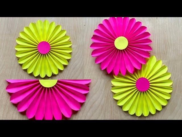 DIY paper rosettes | Paper flower for party decoration  #youtubeshorts