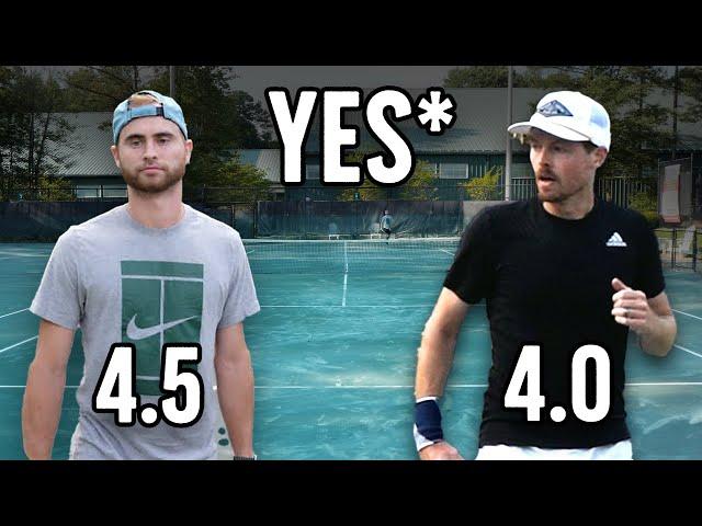 Can a 4.0 beat a 4.5? | Singles Tennis Match | Richmond, Va