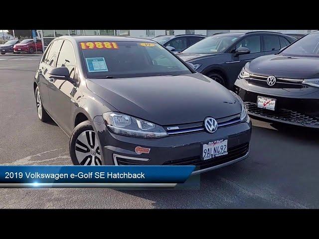 2019 Volkswagen e-Golf SE Hatchback Dublin  Pleasanton  Livermore  Fremont  San Francisco  Bay Area