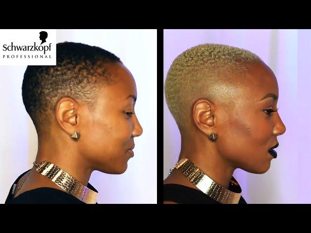 BLONDME How-to: Lighten Short Coily Hair | Schwarzkopf Professional USA