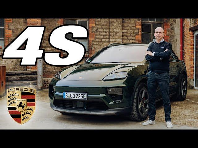 Der neue PORSCHE MACAN 4S: Vollelektrisch für Familie, Abenteuer und Rennstrecke!