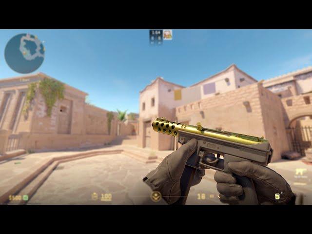 Tec-9 Brass (Field-Tested) - CS2 Skin Showcase