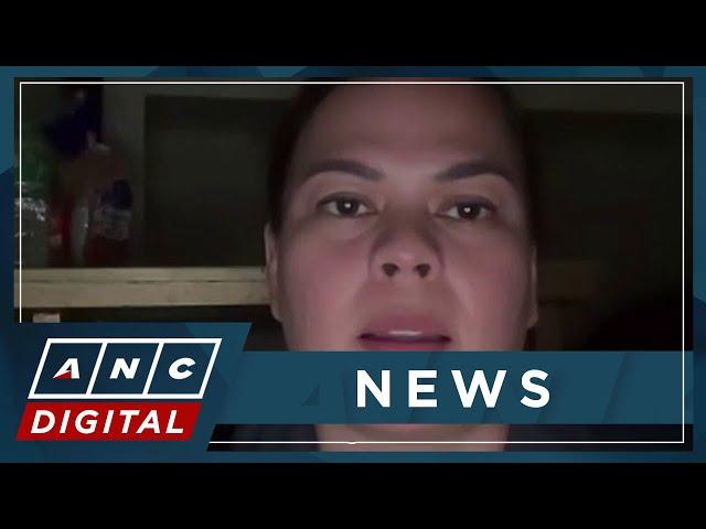 VP Sara Duterte: I contracted someone to kill Marcos, first lady if I am killed | ANC