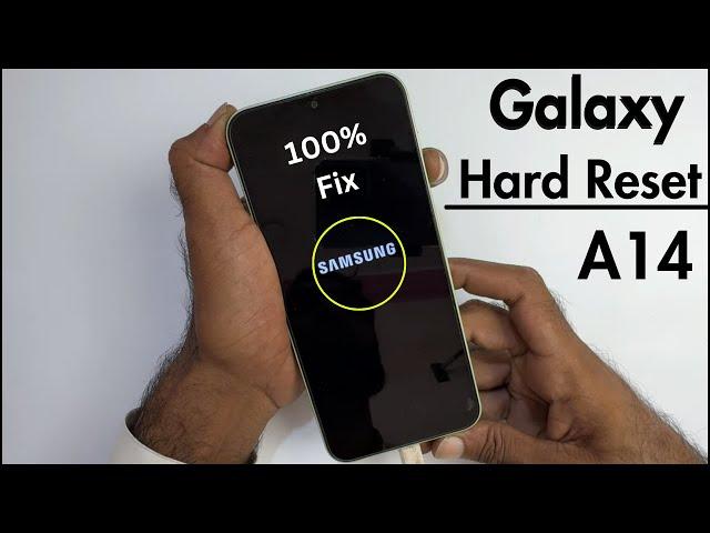 How To Hard Reset Samsung Galaxy A14 5G | Samsung A14 Hard Reset Not Working |Hard Reset Samsung A14