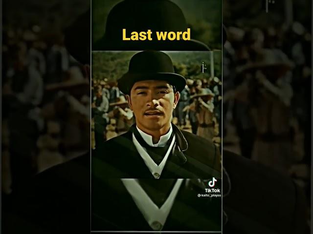 #Jose rizal last word...